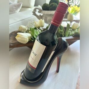 Wine Bottle Holder - red soles shoe